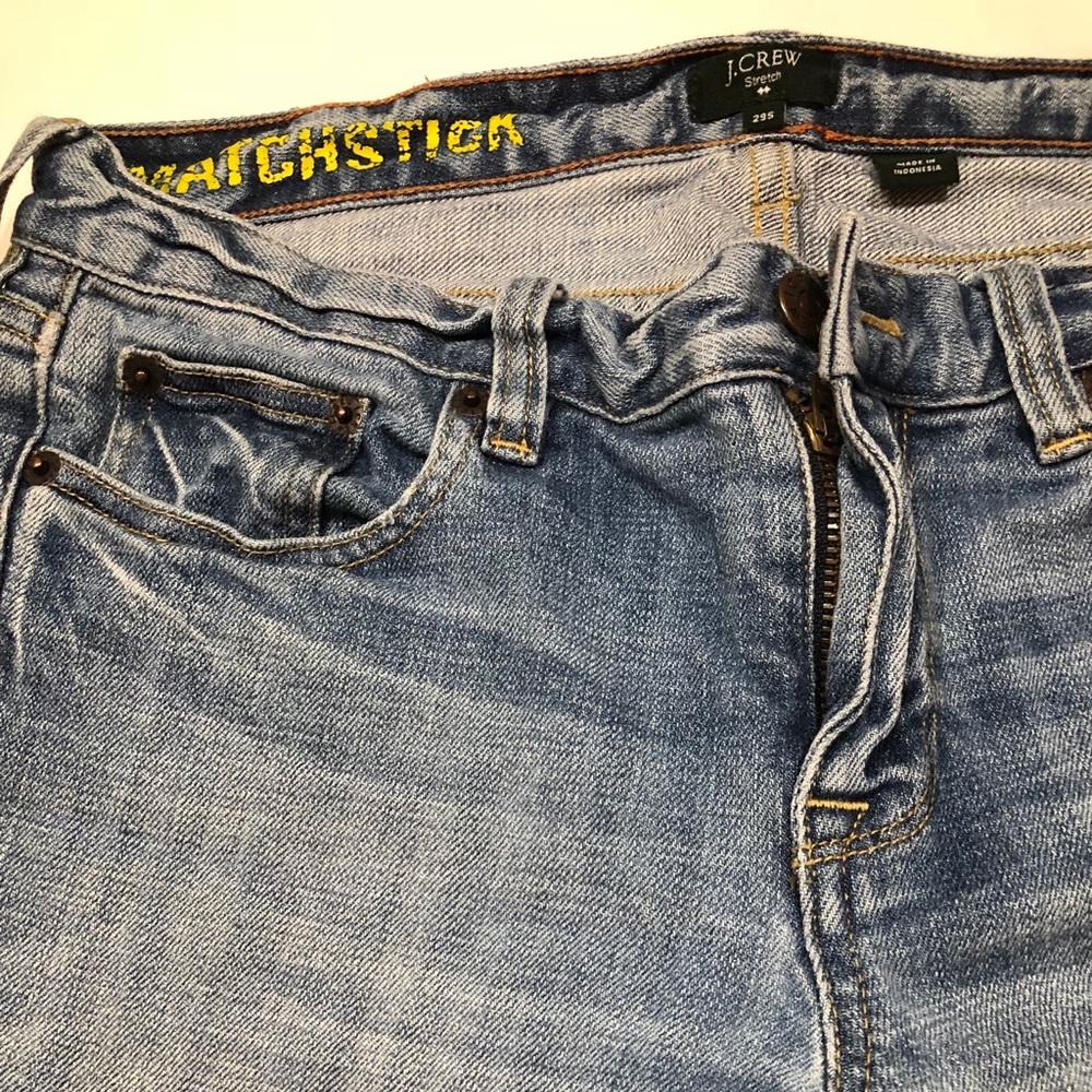 J. Crew Matchstick Straight Leg Jeans. Size 29s